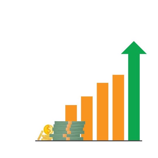 Financial planning and analysis A financial chart showing growth